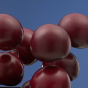Cherries Mid Air Close up