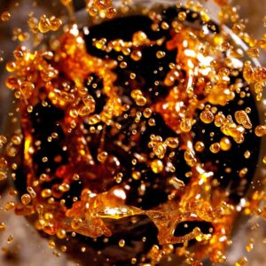 Juice Droplets Splashing (Top View)