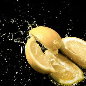 Lemon Falling And Splitting (V2)