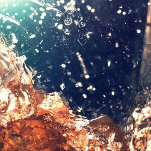 Soft Drink Swirl With Ice (V1)