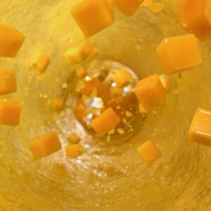 Swirling Mango Cubes
